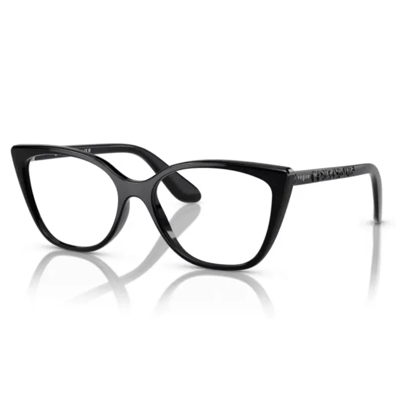 Óculos de Grau Vogue VO5540L Preto Gatinho