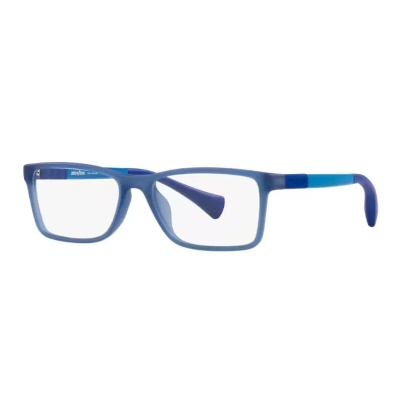 Óculos de Grau Infantil Miraflex MF4012 Azul Claro Translúcido