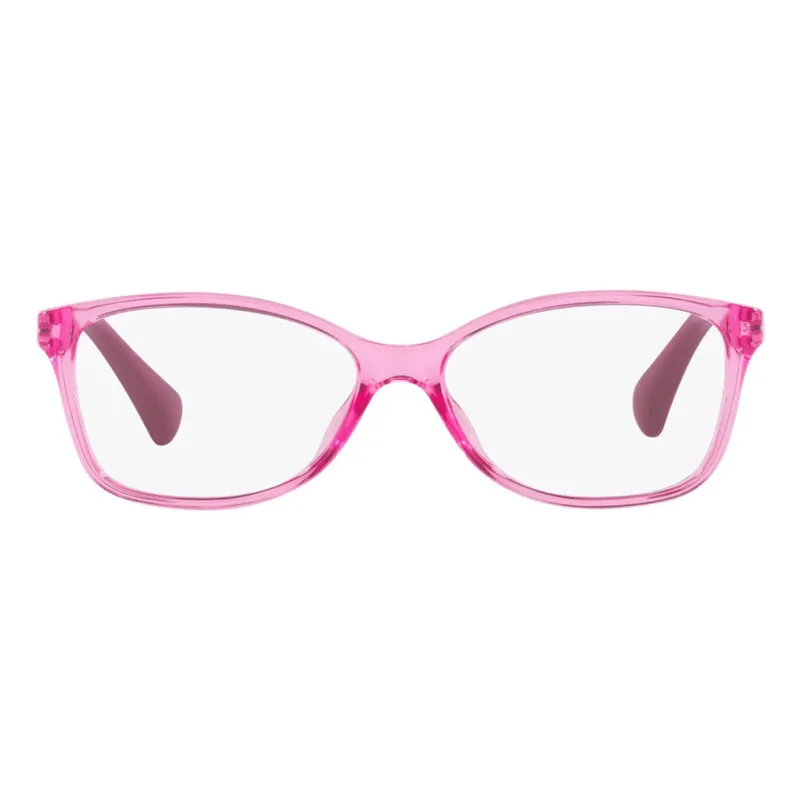 Armação de Óculos de Grau Miraflex MF4019 Feminino Retangular Acetato Rosa