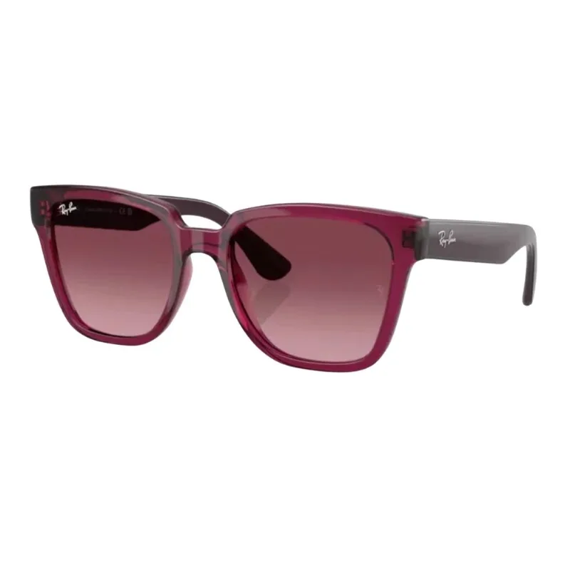 Óculos de Sol Ray-Ban Feminino Borgonha Retangular RB4437L 65668H