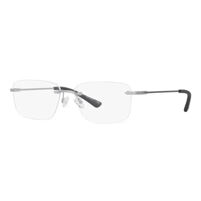 Armação de Óculos de Grau Masculino Jean Monnier Retangular J81216 M649 Cor Níquel Escovado