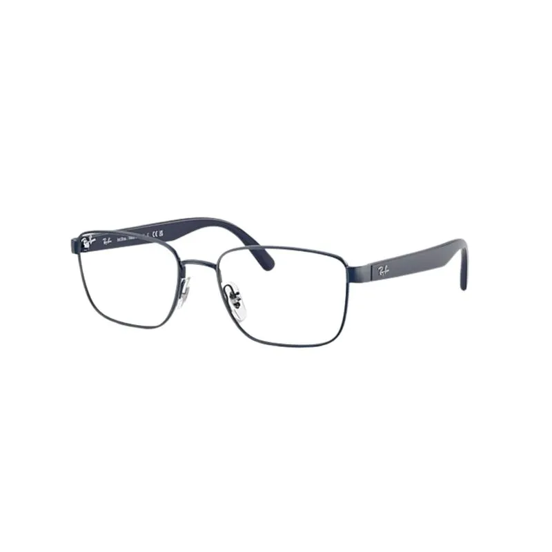 Armação de Óculos de Grau Masculino Retangular Ray-Ban RX6537L Azul Armação de Óculos de Grau Masculino Retangular Ray-Ban RX6537L A