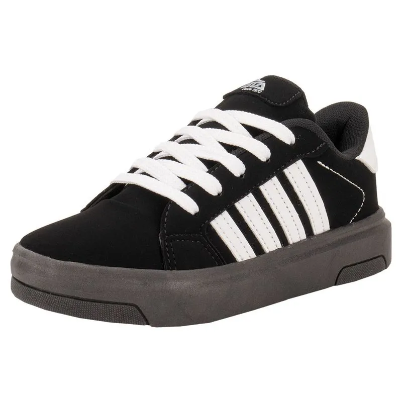 Tênis Infantil Masculino Batatinha 2007 PRETO/BRANCO 32