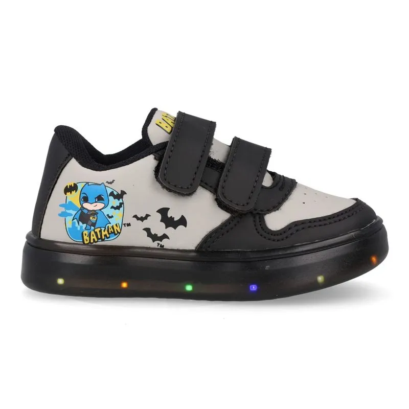 Tênis Casual Warner Batman Infantil Cinza PRETO/CINZA - 20