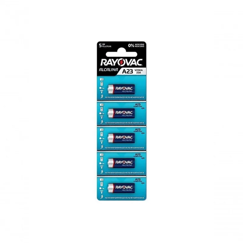 Bateria Alcalina Rayovac V23ga 12v Com 5 Unidades
