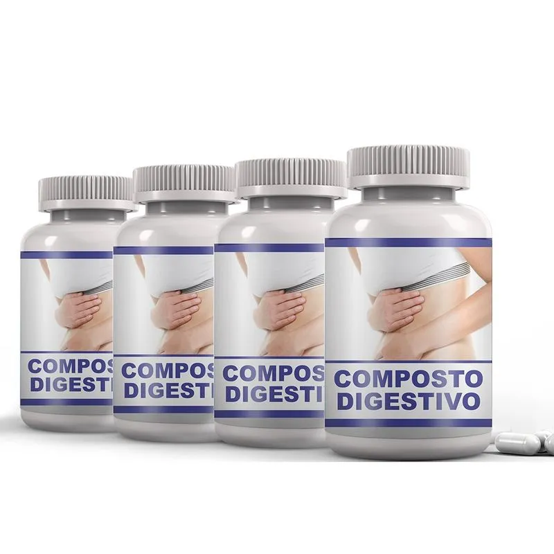 Composto Auxiliar Na Digestão MIX DIGESTIVO 240 Cápsulas