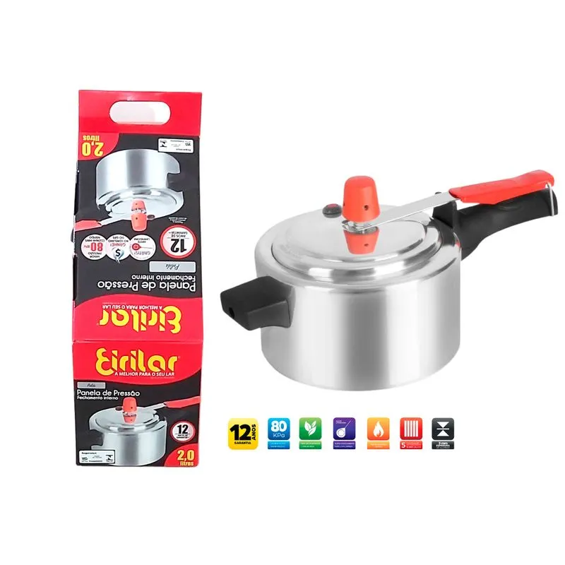 Panela de Pressão Polida 2,0 L