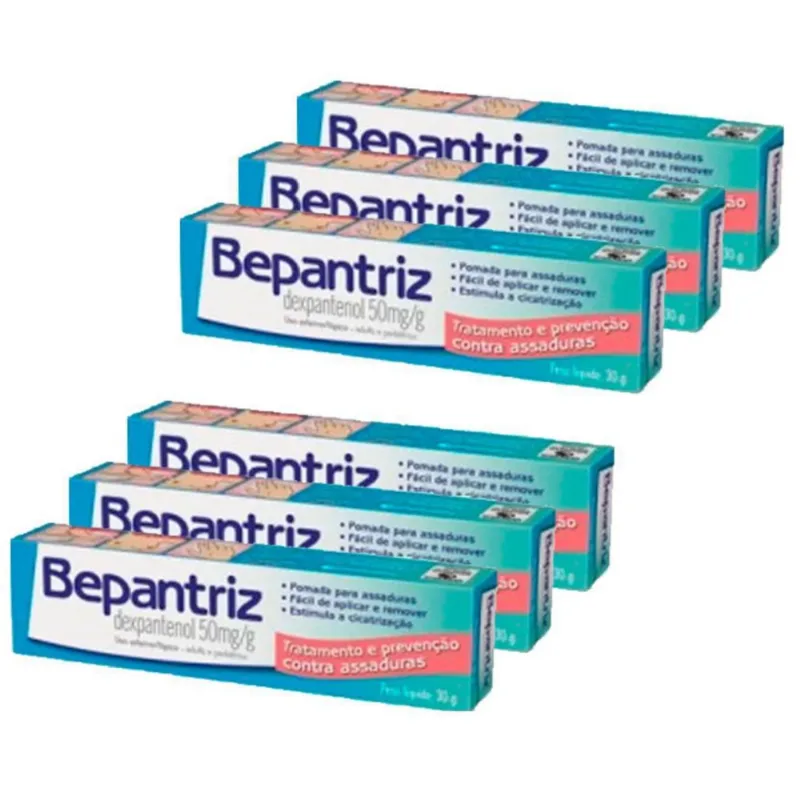 Kit Bepantriz 30G Com 6 Unidades