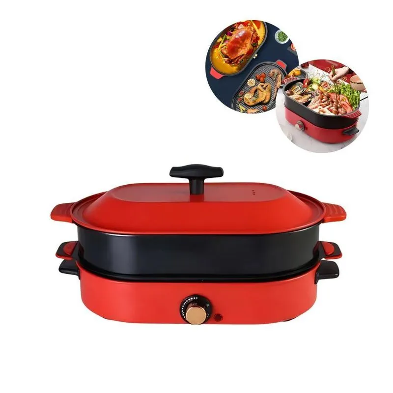 Panela Elétrica Multifuncional 110v Com Grill E