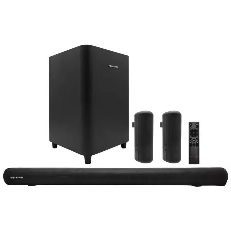 Kit Soundbar Tomate Caixa De Som 280w Home Theater Auxiliar
