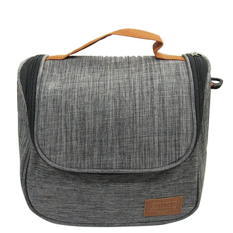 Bolsa Marmita Lancheira Térmica Seanite Cinza