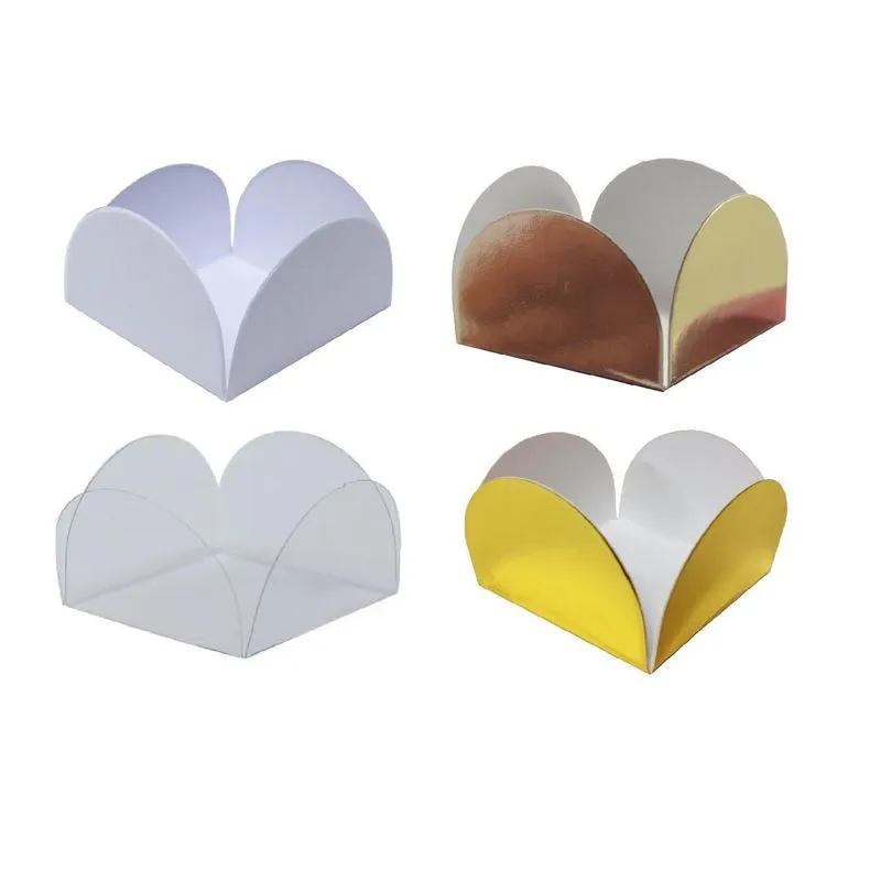 100 Forminha Forma Base Docinho M3 4 Pétalas Laminada (2pct)