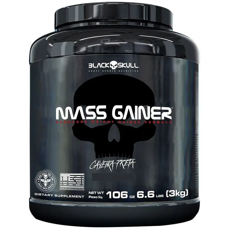 Mass Gainer Pote (3kg) - Nova Fórmula - Sabor: Banana