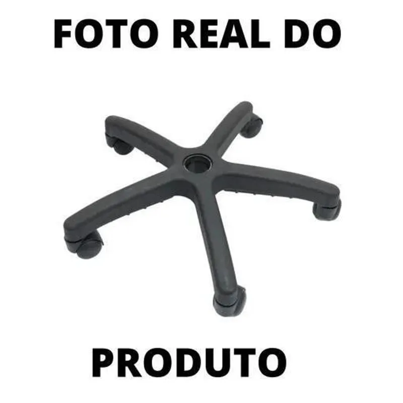 Base Estrela Nylon Para Cadeira Secretária/Executiva