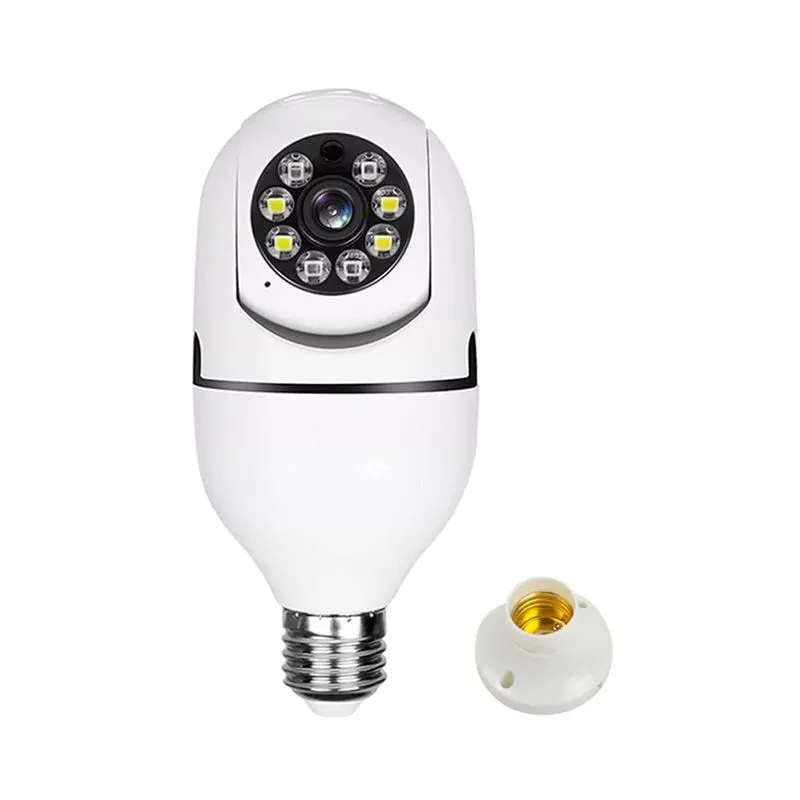 Câmera Ip 360 Giratória Wifi Lâmpada