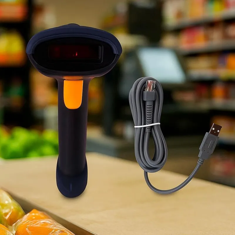 Leitor Código Usb Scanner Rápido Ideal Para Mercados