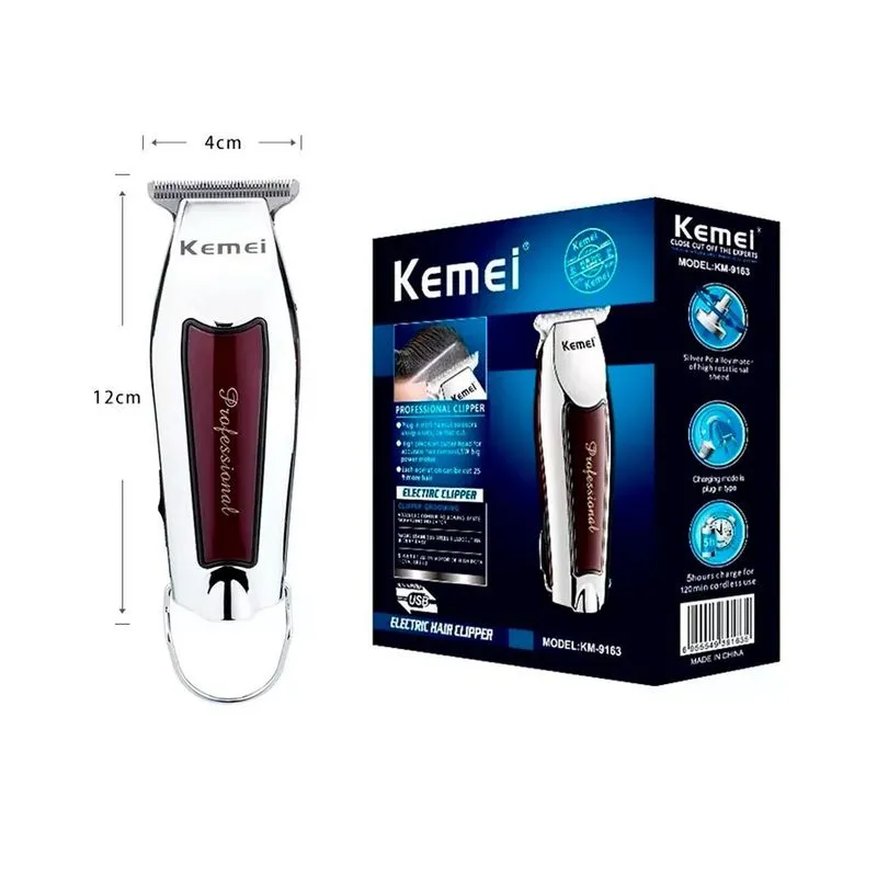 Kemei Maquina Leve Com Precisão Para Cabelos
