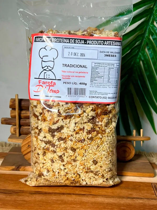 Farofa de Proteína de Soja Tradicional 400g