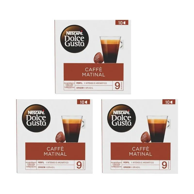 Kit 30 Cápsulas Matinal Dolce Gusto