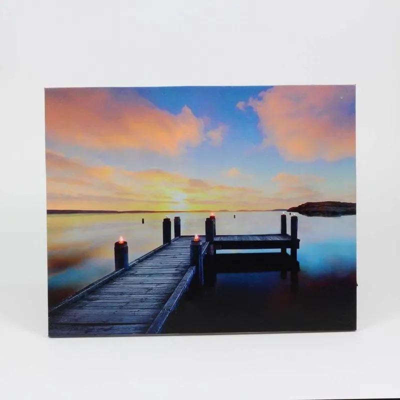 Quadro com Luz View Point 40cmx50cmx1,8cm Rojemac