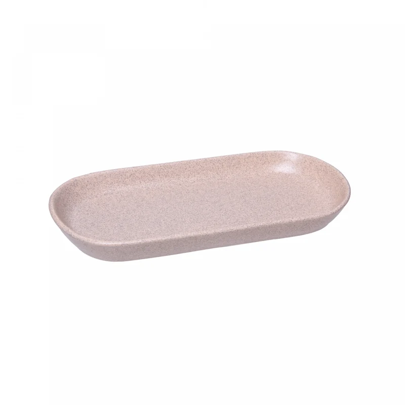Travessa Oval Kobe 27cm x 8cm x 2,5cm Creme Cerâmica - Rojemac Profissional Unico