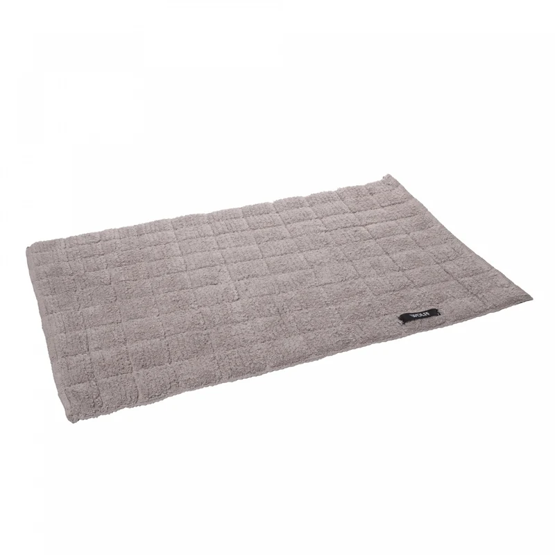 Tapete Florença 50cm x 80cm Cinza Algodão - Wolff Unico