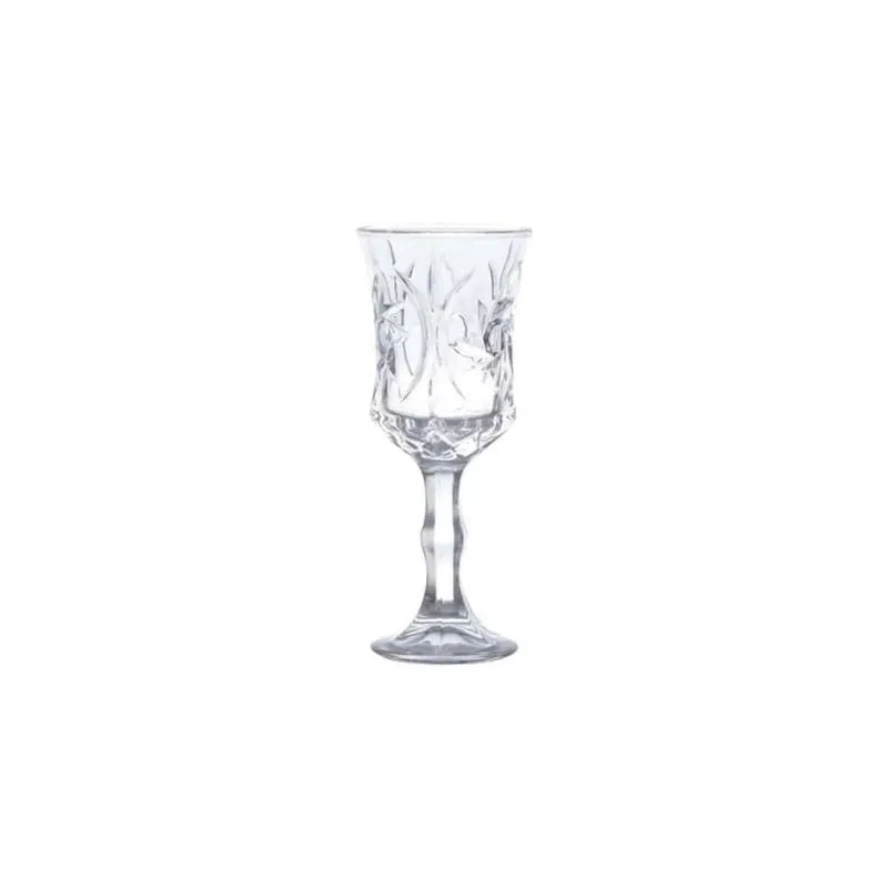 Conjunto 6 Taças para Vinho Branco de Cristal Sunflower 100ml Rojemac
