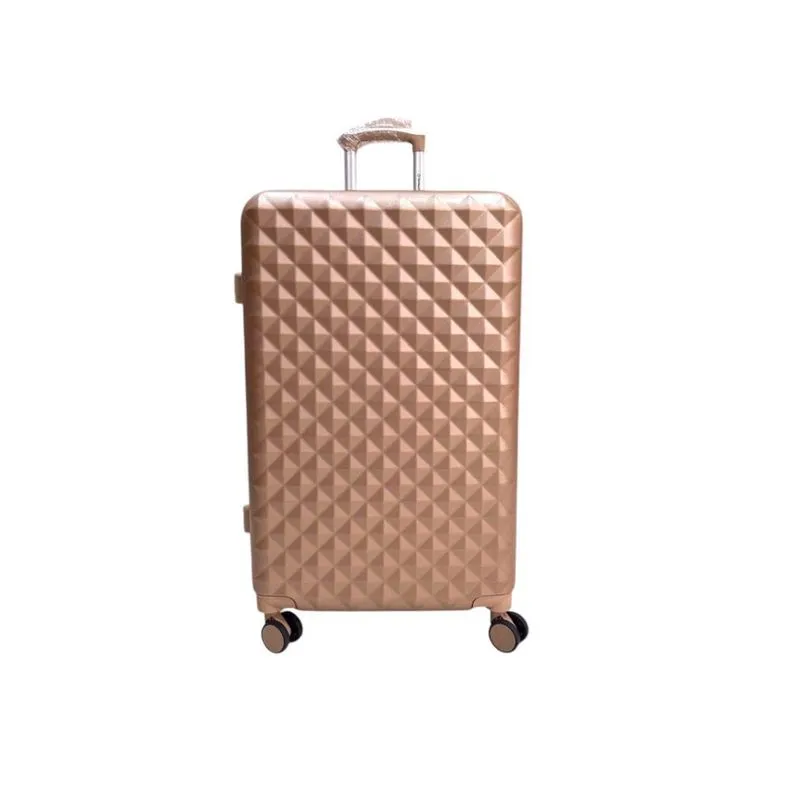 Mala Grande 35Kg Expansível Diamond Dourada Ultra Leve