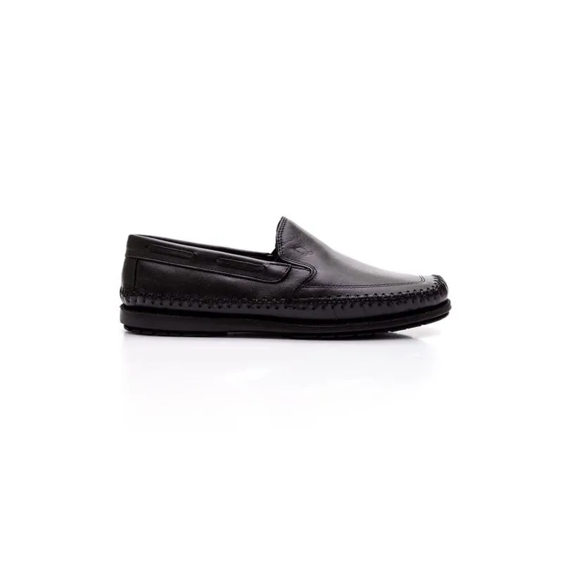 Sapato Mocassim Jovaceli Confort Sola Gel Masculino 4006nc Preto 42