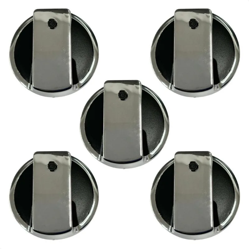 Manipulador Botão Fogão Cooktop Fischer Decor 5 Peças