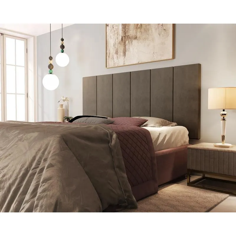 Painel Cabeceira Cama Box Queen Desire 1,60 Marrom Comprar