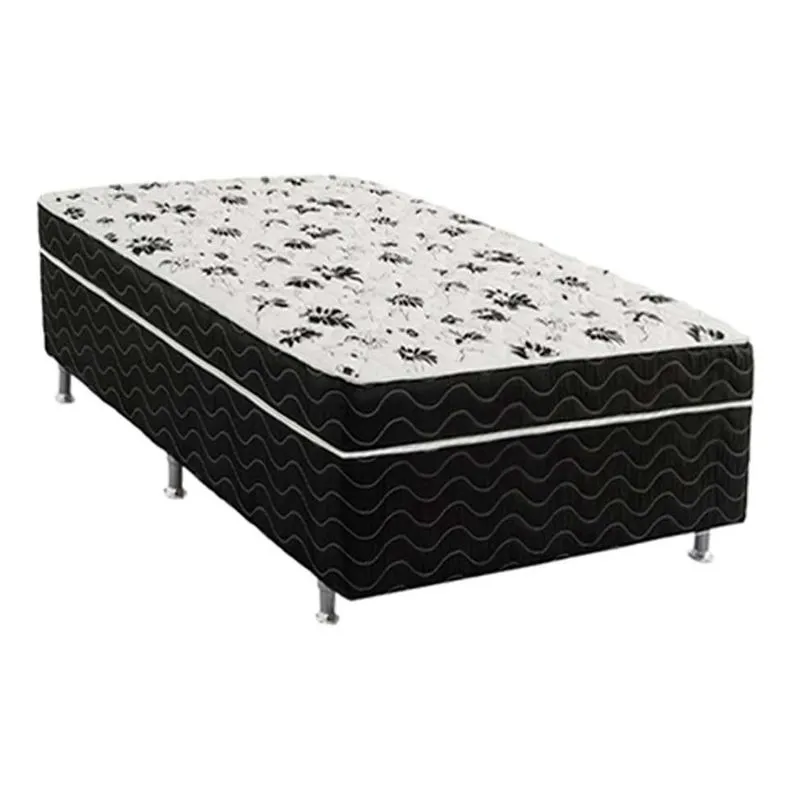 Cama box solteiro mola 88x188x43