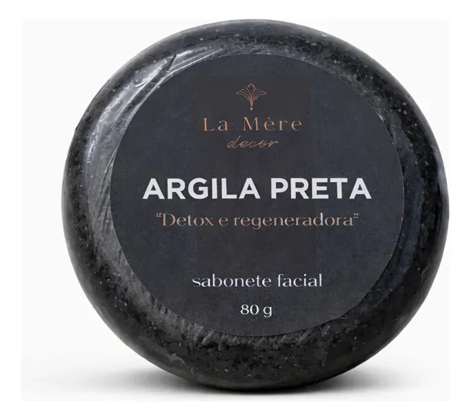 Sabonete Facial Argila 80g ARGILA PRETA