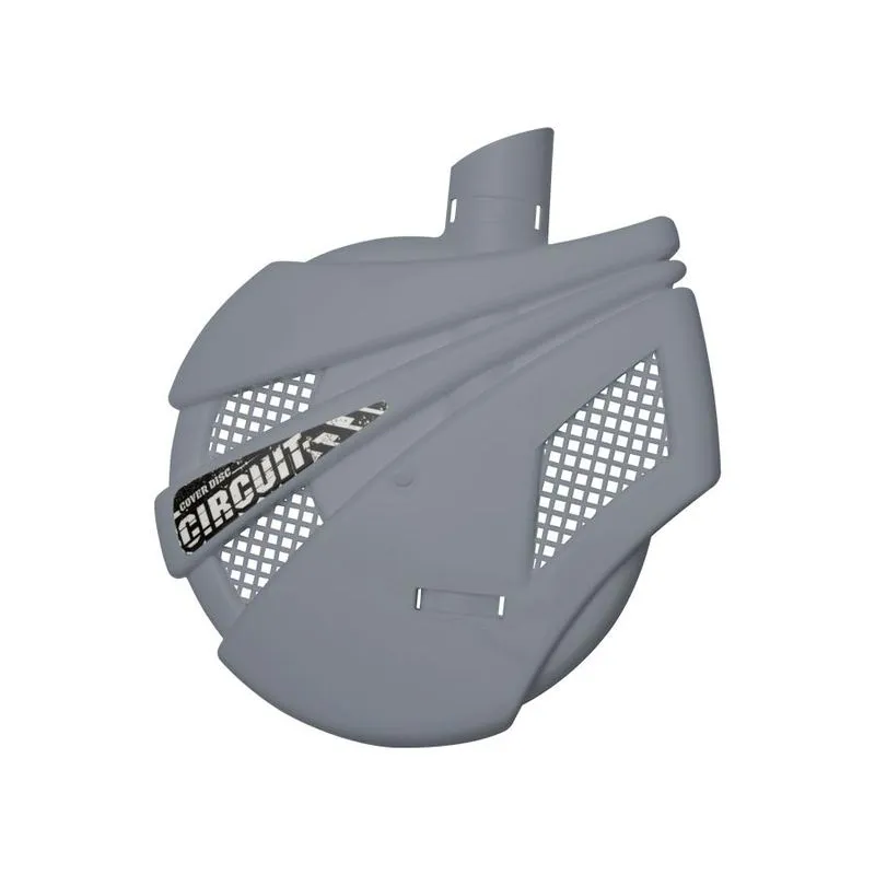 Protetor De Disco Carbon Bros 150 Bros 160 Xre 190 Circuit - Cinza