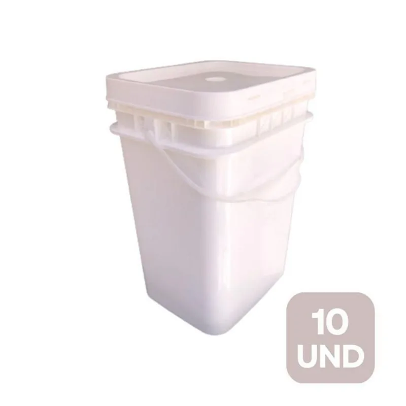 Balde 20l Para Fabricar Sorvete 10 Und