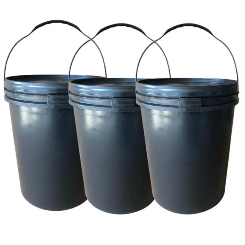 Balde 20l Para Ensaio Fotografico - 3 Pçs