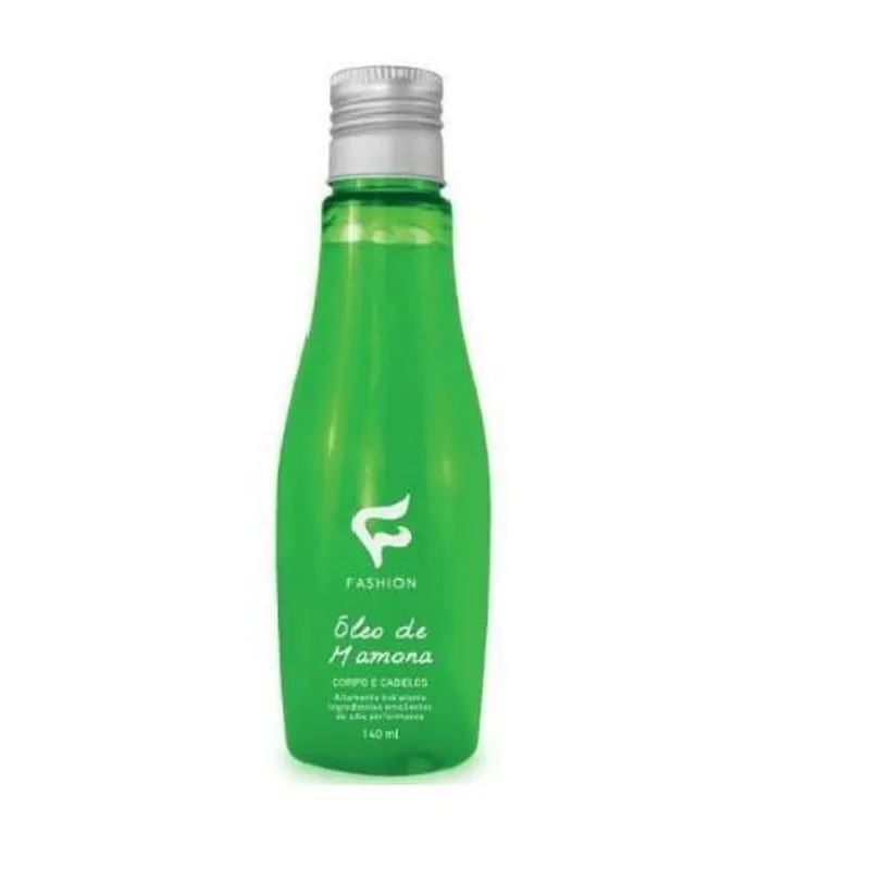 Kit 3 Óleo De Cabelo E Corpo Mamona Hidratação Fashion 130ml