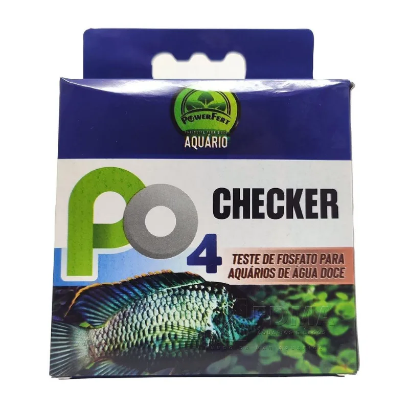 Teste De Fosfato Power Fert Po4 Checker Água Doce 100 Testes