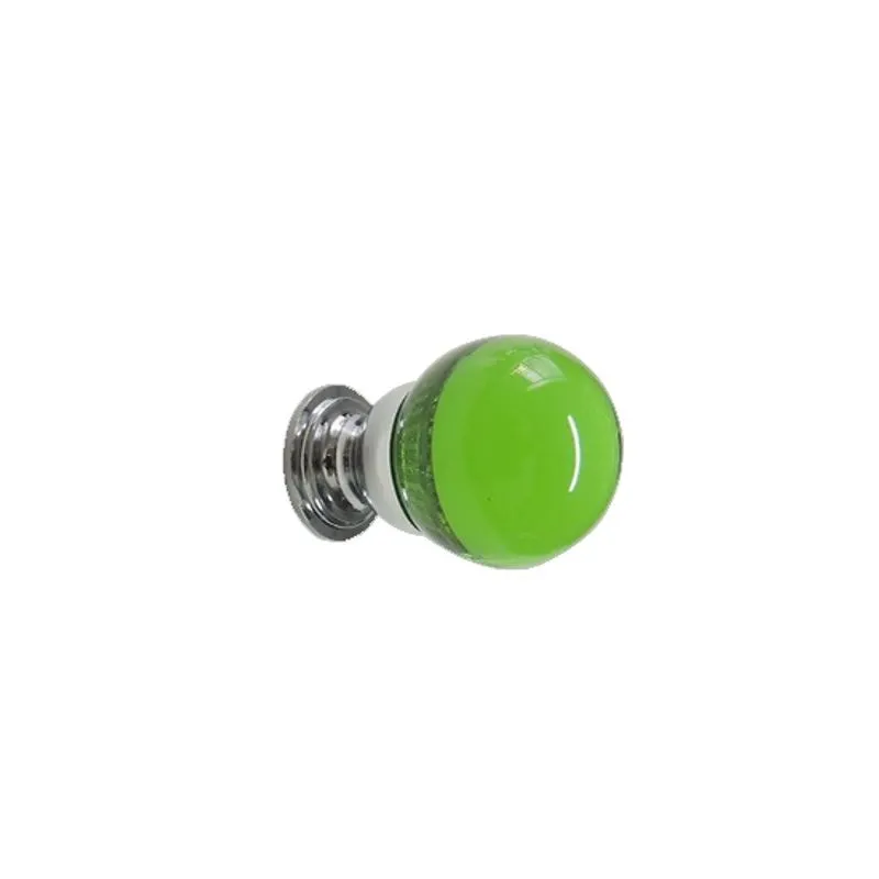 Puxador Para Móveis 30mm Cromado e Verde IL4521 il