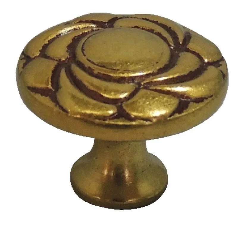Puxador Para Móveis Colonial 25mm Dourado Antigo C173 il