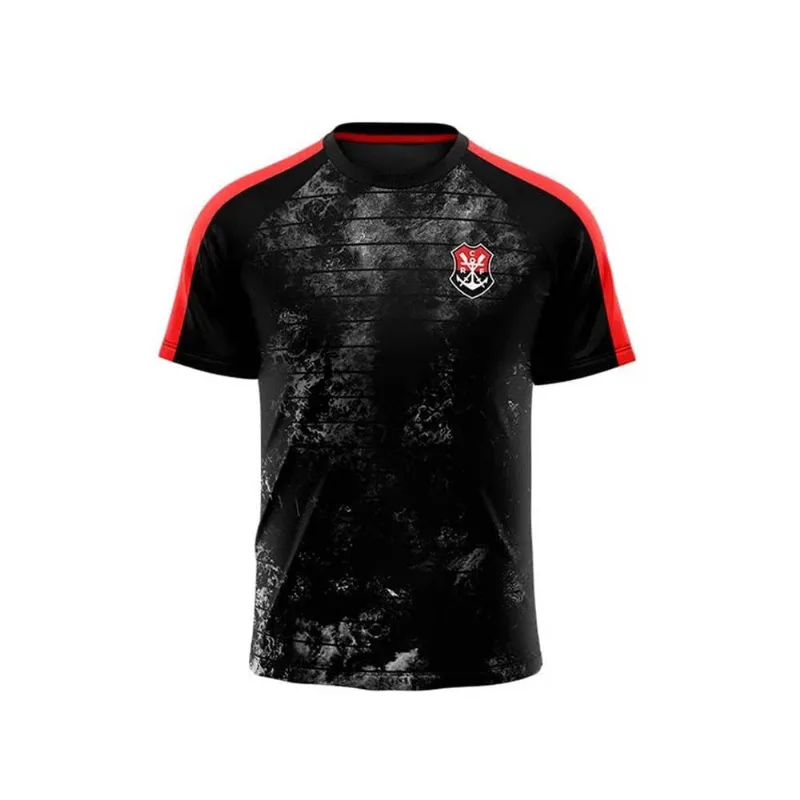 Camisa Flamengo Infantil Vein Braziline Preto G