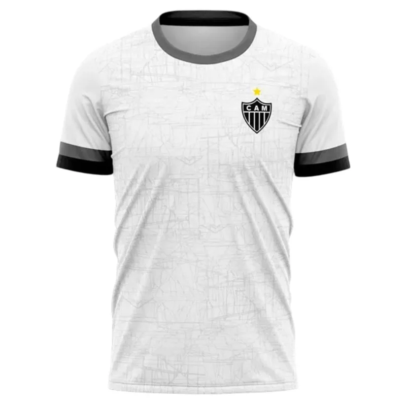 Camisa Braziline Atlético Mineiro Scatter Masculina G / Branco