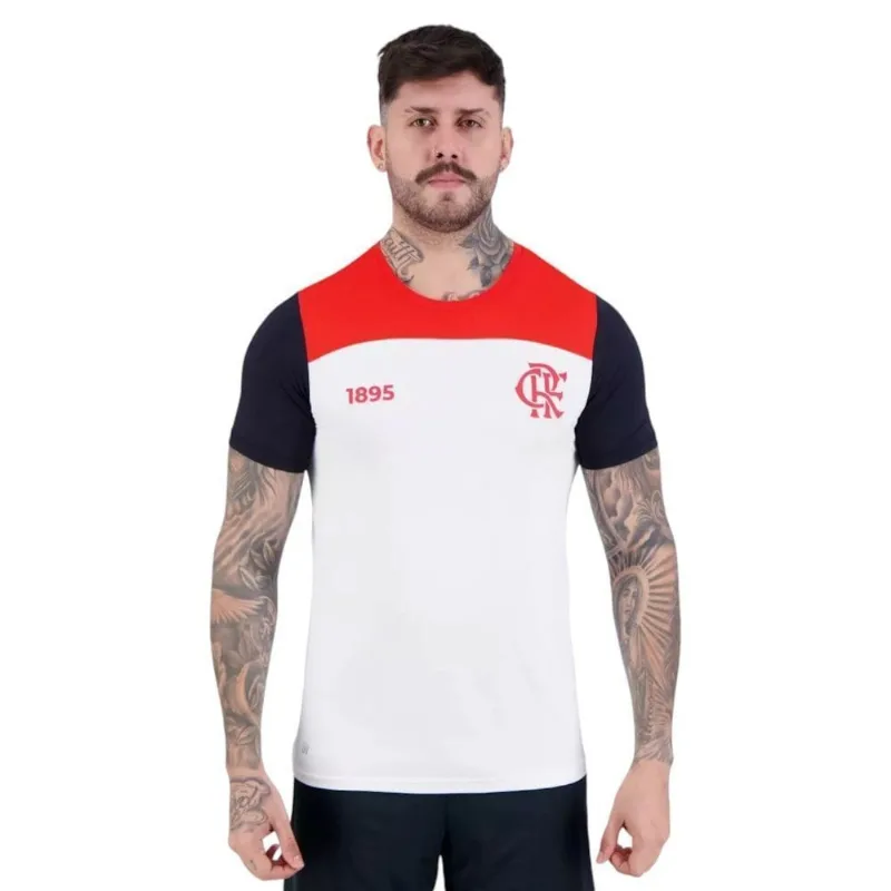 Camisa Braziline Flamengo Triunfo Masculina M / Branco
