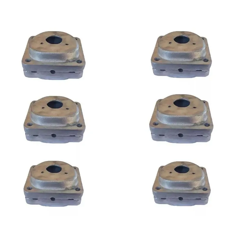 Kit 6 Mufla Flex Para Protetico Aluminio Fundido Cód. 5520
