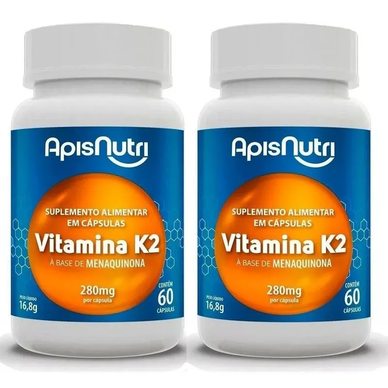 Vitamina K2 Mk7 130Mcg 2X 60 Cápsulas 200% Max.1/Dia
