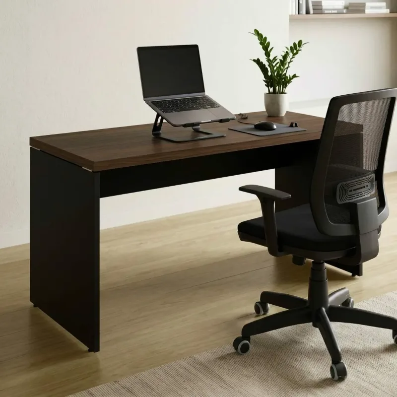 Mesa Escritório 170cm x 70 cm Escrivaninha 40mm Pés Painel