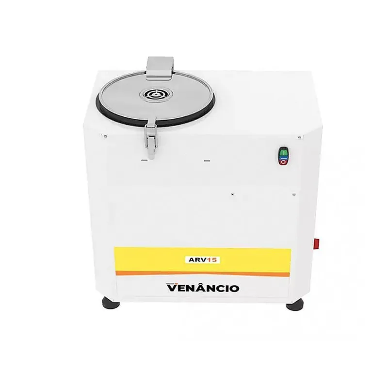 Amassadeira Rápida ARSV15NR Preparo de Massa Pesada Cuba em Aço Inox Branco Venâncio 220V 15kg