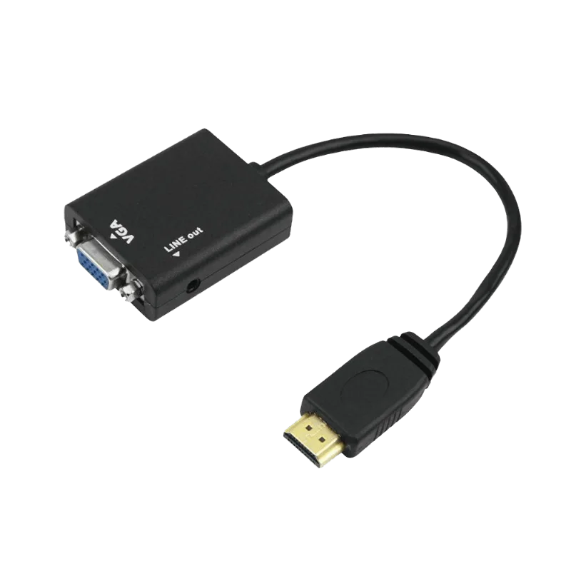 Adaptador HDMI Macho X VGA Femea + Audio Empire 3990