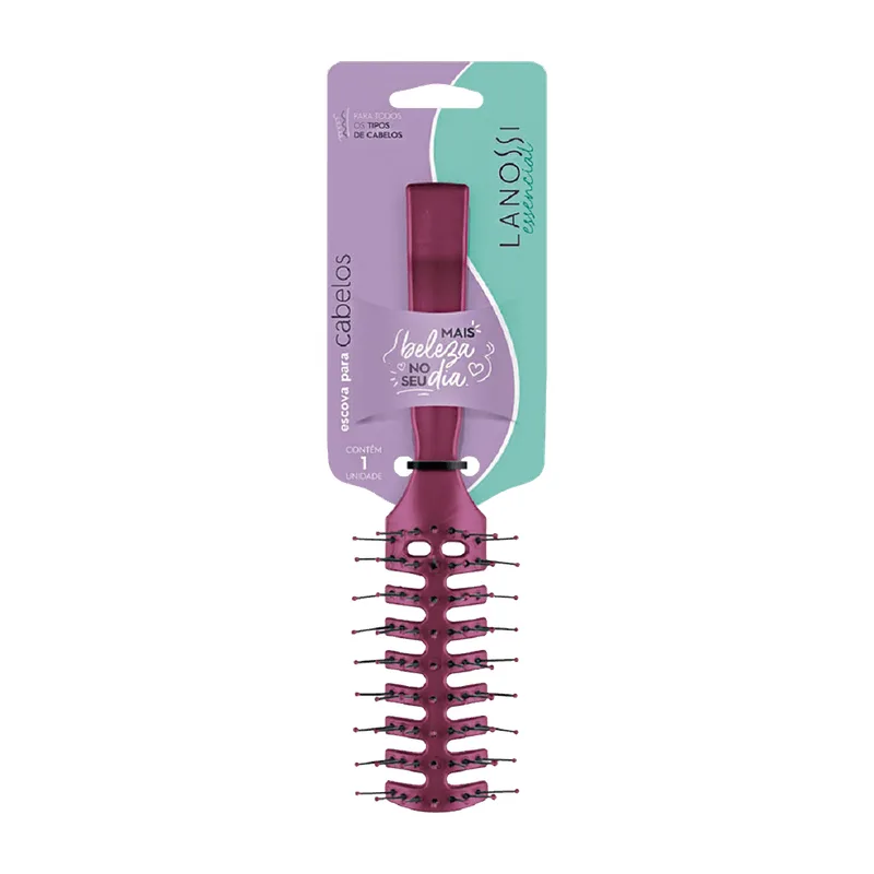 Escova para Cabelo Lanossi Essencial Reta Pino