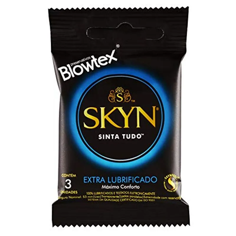 PRESER BLOWTEX SKYN EXTRA LUBRIF C/3 UNDS